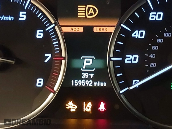 2020 Acura TLX with VIN 19UUB1F34LA014311, listed as a IAAI auction lot 41868739 with 159,592 mi miles. Bid and sale history available at carsss.com. Image 15.