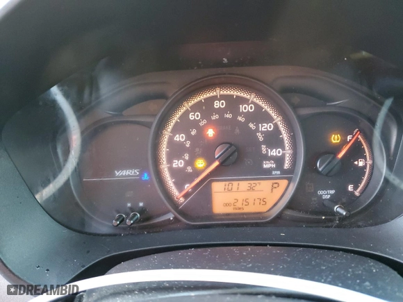 2016 Toyota Yaris L with VIN VNKKTUD31GA070551, listed as a Copart auction lot 85453454 with 215,175 mi miles and Salvage Title. Bid and sale history available at carsss.com. Image 9.