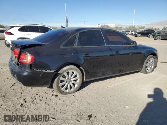 2012 Audi A4 2.0T Premium with VIN WAUAFAFLXCN008752, listed as a Copart auction lot 85154034 with 111,123 mi miles and Salvage Title. Bid and sale history available at carsss.com. Image 3.