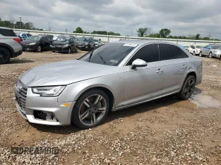 2018 Audi A4 Premium Plus with VIN WAUENAF48JA040021, listed as a Copart auction lot 61798415 with 44,800 mi miles and Salvage title. Bid and sale history available at DreamBid. Image 1.