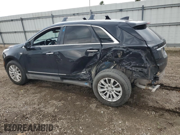 2017 Cadillac XT5 FWD with VIN 1GYKNARS9HZ237365, listed as a Copart auction lot 54190955 with 89,722 mi miles and Salvage Title. Bid and sale history available at DreamBid. Image 2.