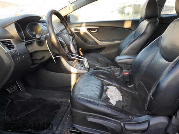 2013 Hyundai Elantra Coupe GS PZEV with VIN KMHDH6AE3DU007266, listed as a Copart auction lot 85225144 with 162,262 mi miles and Salvage Title. Bid and sale history available at carsss.com. Image 7.