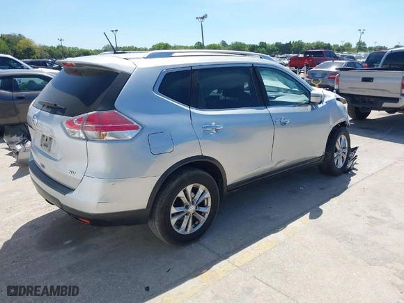 2016 Nissan Rogue SV with VIN KNMAT2MT6GP721274, listed as a IAAI auction lot 41876571 with 275,997 mi miles. Bid and sale history available at carsss.com. Image 4.
