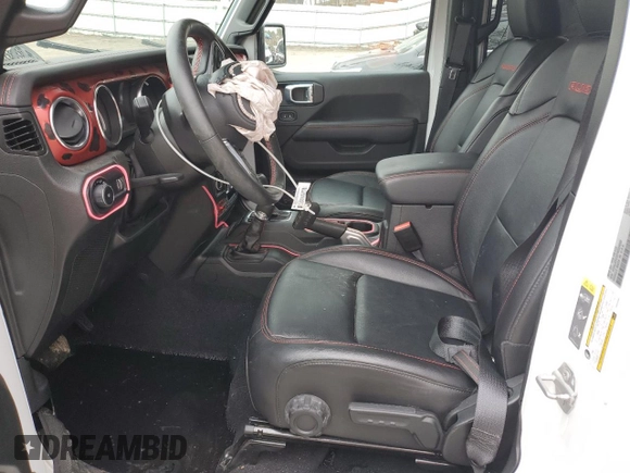 2023 Jeep Wrangler Rubicon with VIN 1C4HJXFGXPW534692, listed as a Copart auction lot 50466225 with 29,619 mi miles and Salvage title. Bid and sale history available at DreamBid. Image 7.