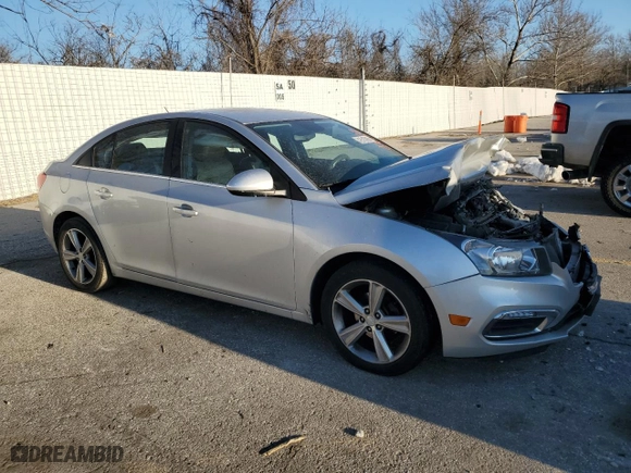 2015 Chevrolet Cruze LT with VIN 1G1PE5SB9F7125681, listed as a Copart auction lot 42515995 with 0 mi miles and Salvage Title. Bid and sale history available at carsss.com. Image 4.
