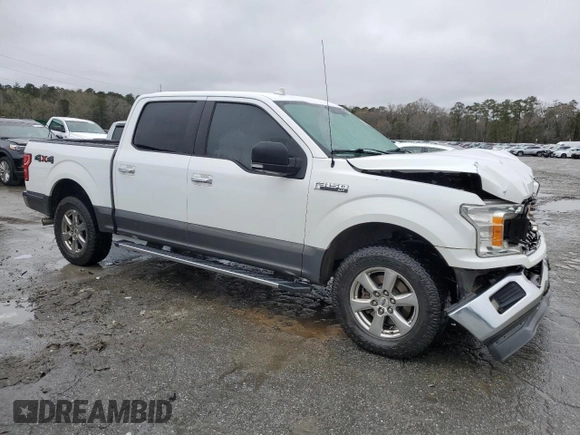 2018 Ford F-150 XL with VIN 1FTEW1EP3JFD25837, listed as a Copart auction lot 48391955 with 120,636 mi miles and Salvage Title. Bid and sale history available at carsss.com. Image 4.