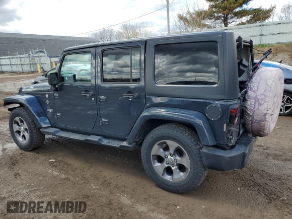 2016 Jeep Wrangler Unlimited Sahara with VIN 1C4BJWEG9GL207218, listed as a Copart auction lot 53645295 with 158,878 mi miles and Non repairable. Bid and sale history available at DreamBid. Image 2.
