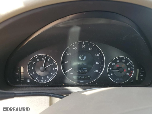 2008 Mercedes-Benz CLK-Class 3.5L with VIN WDBTJ56H48F234136, listed as a Copart auction lot 70967244 with 63,501 mi miles and Salvage Title. Bid and sale history available at carsss.com. Image 9.