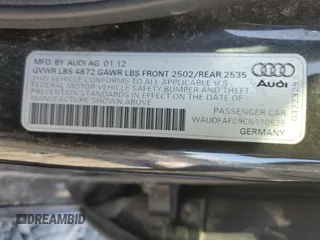 2012 Audi A6 Premium Plus with VIN WAUDFAFC9CN110525, listed as a Copart auction lot 42054555 with 171,958 mi miles and Salvage title. Bid and sale history available at DreamBid. Image 14.