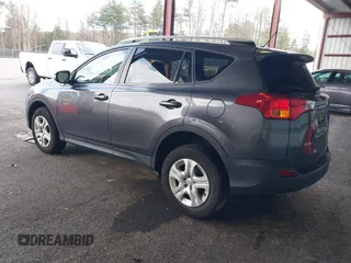 2015 Toyota RAV4 LE with VIN JTMBFREV0FJ044955, listed as a IAAI auction lot 41965740 with 119,311 mi miles. Bid and sale history available at carsss.com. Image 3.