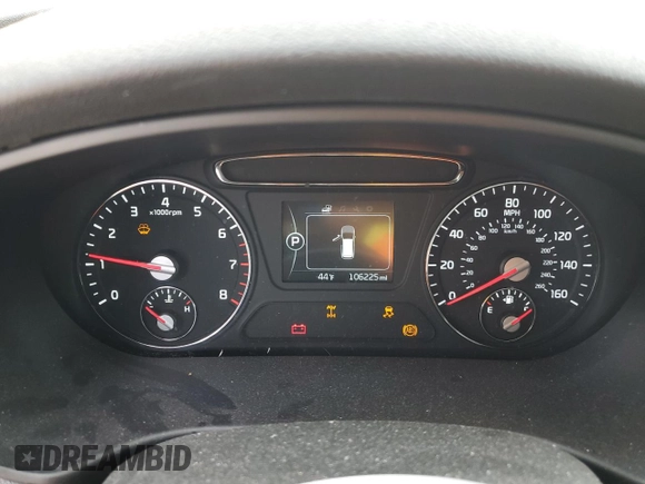 2016 Kia Sorento LX with VIN 5XYPGDA3XGG057840, listed as a Copart auction lot 41378625 with 106,225 mi miles and Salvage Title. Bid and sale history available at carsss.com. Image 9.