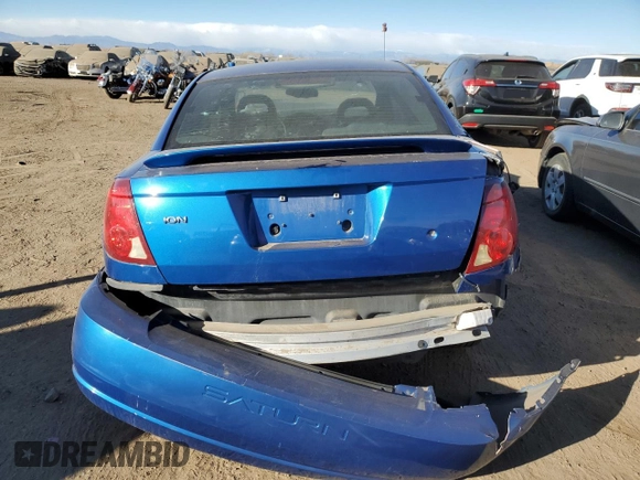2004 Saturn ION ION 2 with VIN 1G8AM12F04Z109327, listed as a Copart auction lot 86571864 with Not Provided miles and Salvage Title. Bid and sale history available at carsss.com. Image 6.