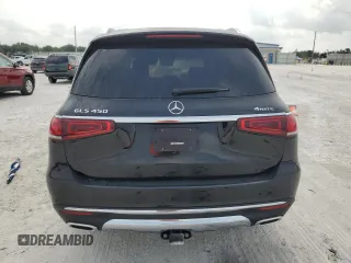 2022 Mercedes-Benz GLS 450 with VIN 4JGFF5KE4NA748410, listed as a Copart auction lot 54735164 with 11,909 mi miles and Salvage Title. Bid and sale history available at DreamBid. Image 6.