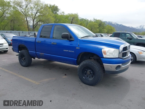 2007 Dodge 1500 SLT with VIN 1D7HU18207S253195, listed as a IAAI auction lot 42115150 with 113,111 mi miles. Bid and sale history available at carsss.com. Image 1.