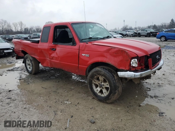 2003 Ford Ranger XL Fleet with VIN 1FTZR15E23PB82156, listed as a Copart auction lot 84161424 with 219,768 mi miles and Salvage Title. Bid and sale history available at DreamBid. Image 4.