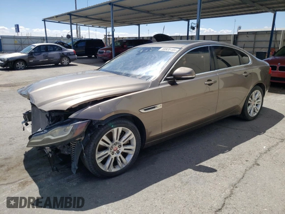 2016 Jaguar XF 35t Premium with VIN SAJBD4BV6GCY07825, listed as a Copart auction lot 69935104 with 79,654 mi miles and Salvage Title. Bid and sale history available at carsss.com. Image 1.