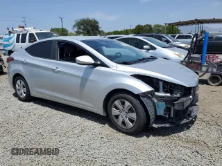 2016 Hyundai Elantra SE z VIN 5NPDH4AE7GH710280, wystawiony jako Copart lot #58803965 z przebiegiem 167 501 mil mil oraz Szkoda całkowita • Salvage title. Historia ofert i sprzedaży dostępna na DreamBid. Obrazek 4.