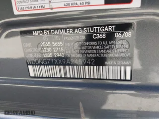 2009 Mercedes-Benz S-Class 5.5L V8 with VIN WDDNG71XX9A245942, listed as a IAAI auction lot 41376420 with 112,831 mi miles. Bid and sale history available at carsss.com. Image 9.