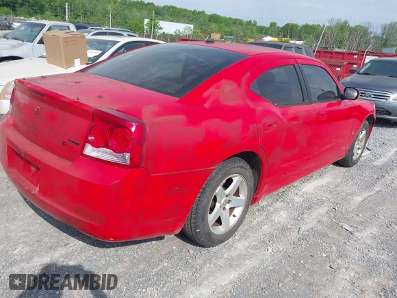 2010 Dodge Charger SXT with VIN 2B3CA3CV8AH247400, listed as a IAAI auction lot 42079402 with 197,126 mi miles. Bid and sale history available at carsss.com. Image 4.