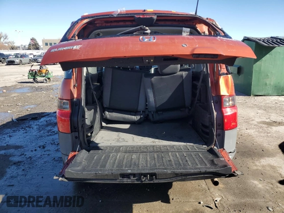 2005 Honda Element with VIN 5J6YH27395L015202, listed as a Copart auction lot 46863655 with 91,245 mi miles and Salvage Title. Bid and sale history available at DreamBid. Image 6.