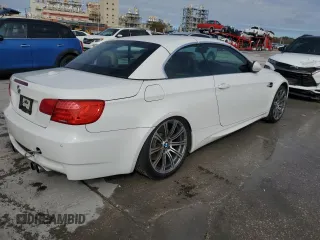 2011 BMW M3 with VIN WBSDX9C58BE584283, listed as a Copart auction lot 88327115 with 105,835 mi miles and Salvage Title. Bid and sale history available at carsss.com. Image 3.