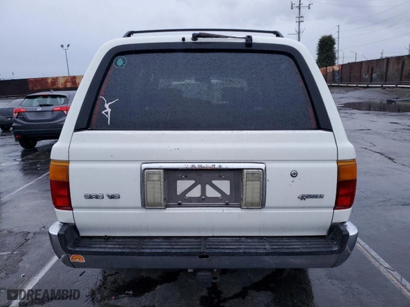 1991 Toyota 4Runner SR5 with VIN JT3VN29VXM0007968, listed as a Copart auction lot 48061105 with NaN miles and Clean Title. Bid and sale history available at carsss.com. Image 6.