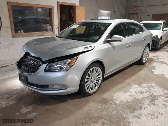 2014 Buick LaCrosse Premium II with VIN 1G4GF5G36EF301852, listed as a IAAI auction lot 41920533 with 76,981 mi miles. Bid and sale history available at carsss.com. Image 21.