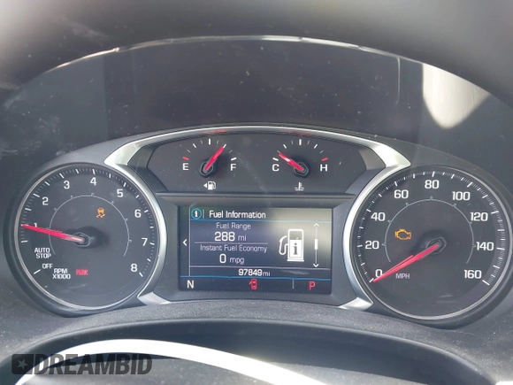 2019 GMC Terrain SLE with VIN 3GKALMEV2KL371386, listed as a IAAI auction lot 42688858 with 97,849 mi miles and . Bid and sale history available at DreamBid. Image 7.