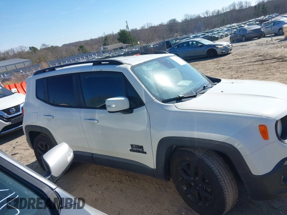 2018 Jeep Renegade Latitude with VIN ZACCJABB1JPH40117, listed as a IAAI auction lot 41676837 with 166,858 mi miles and . Bid and sale history available at DreamBid. Image 14.