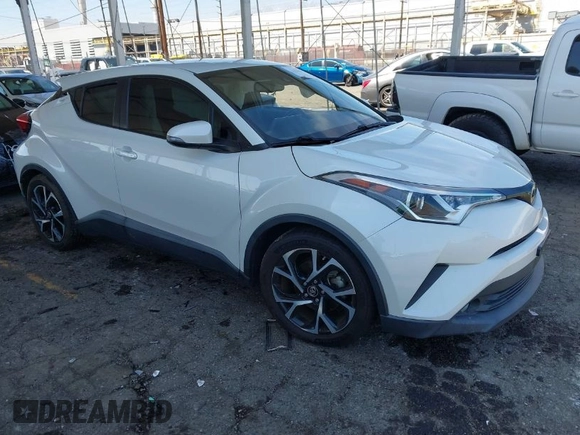 2018 Toyota C-HR XLE with VIN NMTKHMBX9JR022921, listed as a IAAI auction lot 41858651 with 50,448 mi miles. Bid and sale history available at carsss.com. Image 1.