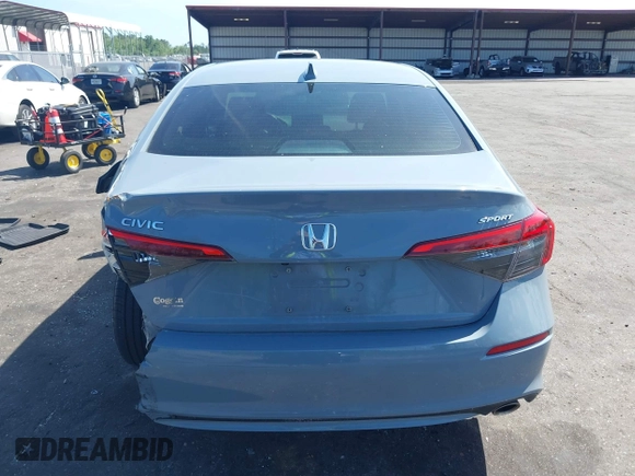2024 Honda Civic Sedan Sport with VIN 2HGFE2F58RH500279, listed as a IAAI auction lot 41967079 with 29,855 mi miles. Bid and sale history available at carsss.com. Image 16.