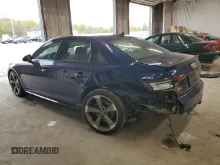 2019 Audi S4 Premium Plus with VIN WAUB4AF47KA097673, listed as a Copart auction lot 50349674 with 44,608 mi miles and Salvage Title. Bid and sale history available at carsss.com. Image 2.