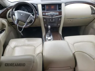 2017 Infiniti QX80 with VIN JN8AZ2NE5H9153902, listed as a Copart auction lot 71155793 with 124,401 mi miles. Bid and sale history available at carsss.com. Image 8.