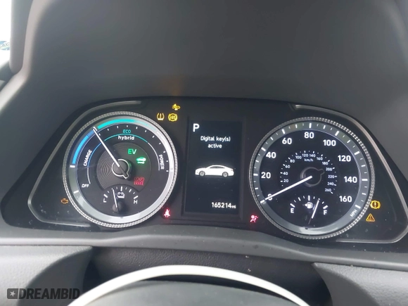 2021 Hyundai Sonata Hybrid SEL with VIN KMHL34JJ1MA024239, listed as a IAAI auction lot 41707290 with 165,214 mi miles. Bid and sale history available at carsss.com. Image 7.