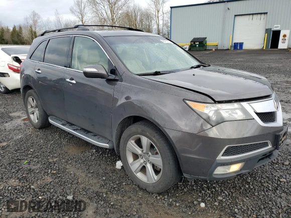 2010 Acura MDX Technology with VIN 2HNYD2H46AH513755, listed as a Copart auction lot 49477975 with 151,411 mi miles and Salvage Title. Bid and sale history available at DreamBid. Image 4.