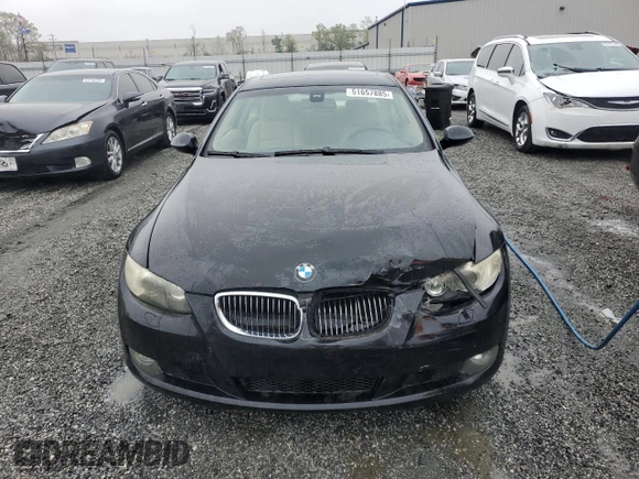 2008 BMW 3 Series 328i with VIN WBAWB33518P133931, listed as a Copart auction lot 51657885 with 187,247 mi miles and Salvage title. Bid and sale history available at DreamBid. Image 5.