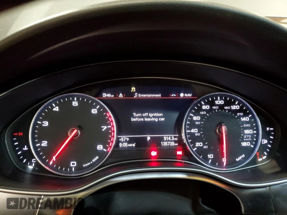 2013 Audi A6 3.0T Premium Plus with VIN WAUGGAFC8DN013487, listed as a Copart auction lot 49599095 with 135,739 mi miles and Clean Title. Bid and sale history available at carsss.com. Image 9.