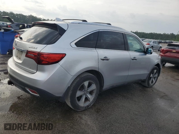 2014 Acura MDX with VIN 5FRYD4H25EB038111, listed as a Copart auction lot 53958975 with 169,593 mi miles and Clean Title. Bid and sale history available at carsss.com. Image 3.