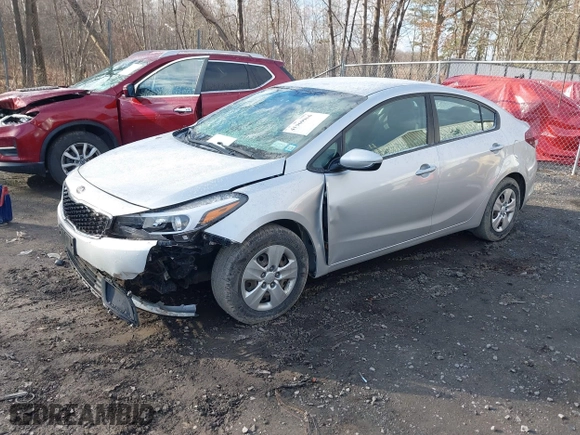2018 Kia Forte LX with VIN 3KPFK4A74JE167784, listed as a IAAI auction lot 41969966 with 76,521 mi miles. Bid and sale history available at carsss.com. Image 17.