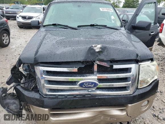 2014 Ford Expedition King Ranch with VIN 1FMJU1J50EEF45937, listed as a Copart auction lot 57770435 with 162,193 mi miles and Clean title. Bid and sale history available at DreamBid. Image 12.