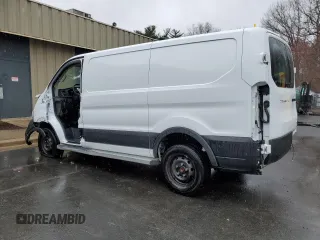2024 Ford Transit Cargo with VIN 1FTBR1Y89RKA33854, listed as a Copart auction lot 50017425 with 10,491 mi miles and Clean Title. Bid and sale history available at DreamBid. Image 2.