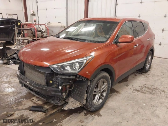 2017 Hyundai Santa Fe Sport 2.4L with VIN 5XYZTDLB8HG439889, listed as a IAAI auction lot 41416462 with 140,602 mi miles. Bid and sale history available at carsss.com. Image 2.