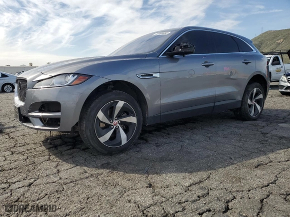 2020 Jaguar F-PACE 25t Premium with VIN SADCJ2FX2LA638148, listed as a Copart auction lot 48598465 with 69,736 mi miles and Salvage Title. Bid and sale history available at carsss.com. Image 1.