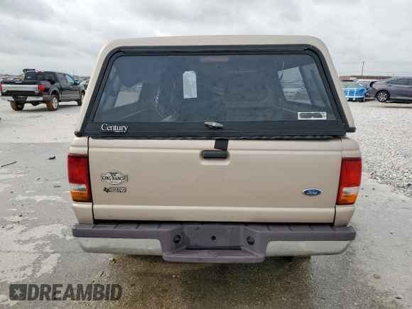 1997 Ford Ranger XLT with VIN 1FTCR14X3VPA62832, listed as a Copart auction lot 54961095 with 144,259 mi miles and Salvage title. Bid and sale history available at DreamBid. Image 6.