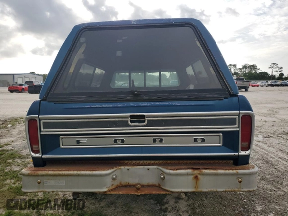 1977 Ford F-150 with VIN F15HNX86608, listed as a Copart auction lot 53149645 with 62,455 mi miles and Clean title. Bid and sale history available at DreamBid. Image 6.