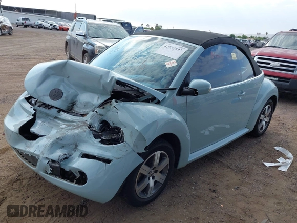 2006 Volkswagen Beetle with VIN 3VWRF31Y26M316675, listed as a IAAI auction lot 42732597 with Not provided miles and . Bid and sale history available at DreamBid. Image 2.