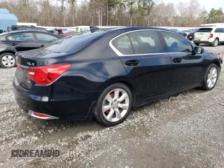 2014 Acura RLX with VIN JH4KC1F39EC004740, listed as a Copart auction lot 42178355 with 102,956 mi miles and Salvage Title. Bid and sale history available at carsss.com. Image 3.