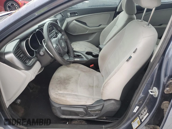2015 Kia Optima LX with VIN 5XXGM4A76FG450748, listed as a Copart auction lot 45195535 with 235,270 mi miles and Salvage Title. Bid and sale history available at carsss.com. Image 7.