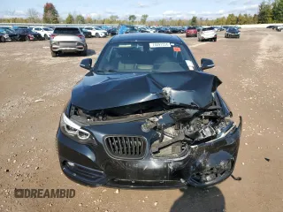 2018 BMW 2 Series 230i xDrive with VIN WBA2J3C57JVA49747, listed as a Copart auction lot 74891334 with Not provided miles and Salvage title. Bid and sale history available at DreamBid. Image 5.