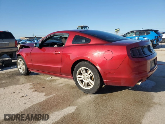 2014 Ford Mustang V6 with VIN 1ZVBP8AM0E5204583, listed as a Copart auction lot 48427935 with 114,307 mi miles and Salvage Title. Bid and sale history available at carsss.com. Image 2.